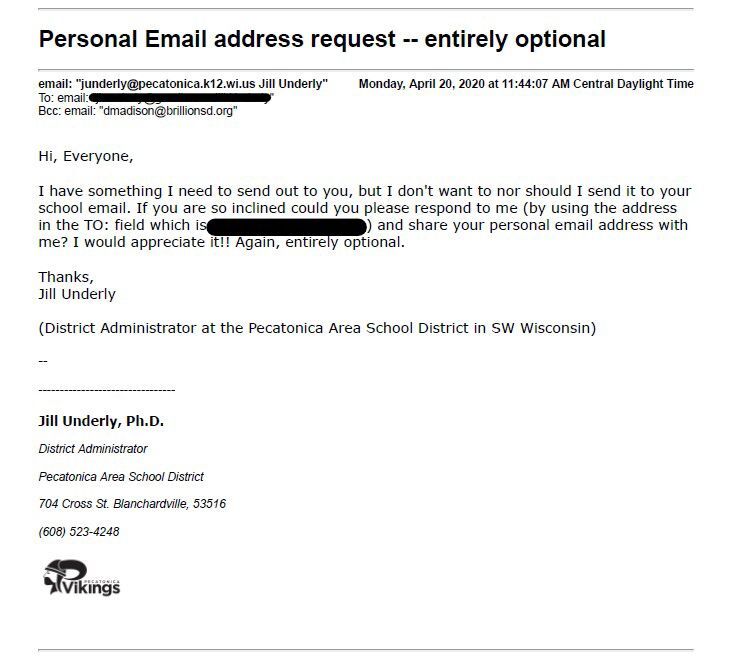 Underly email 1
